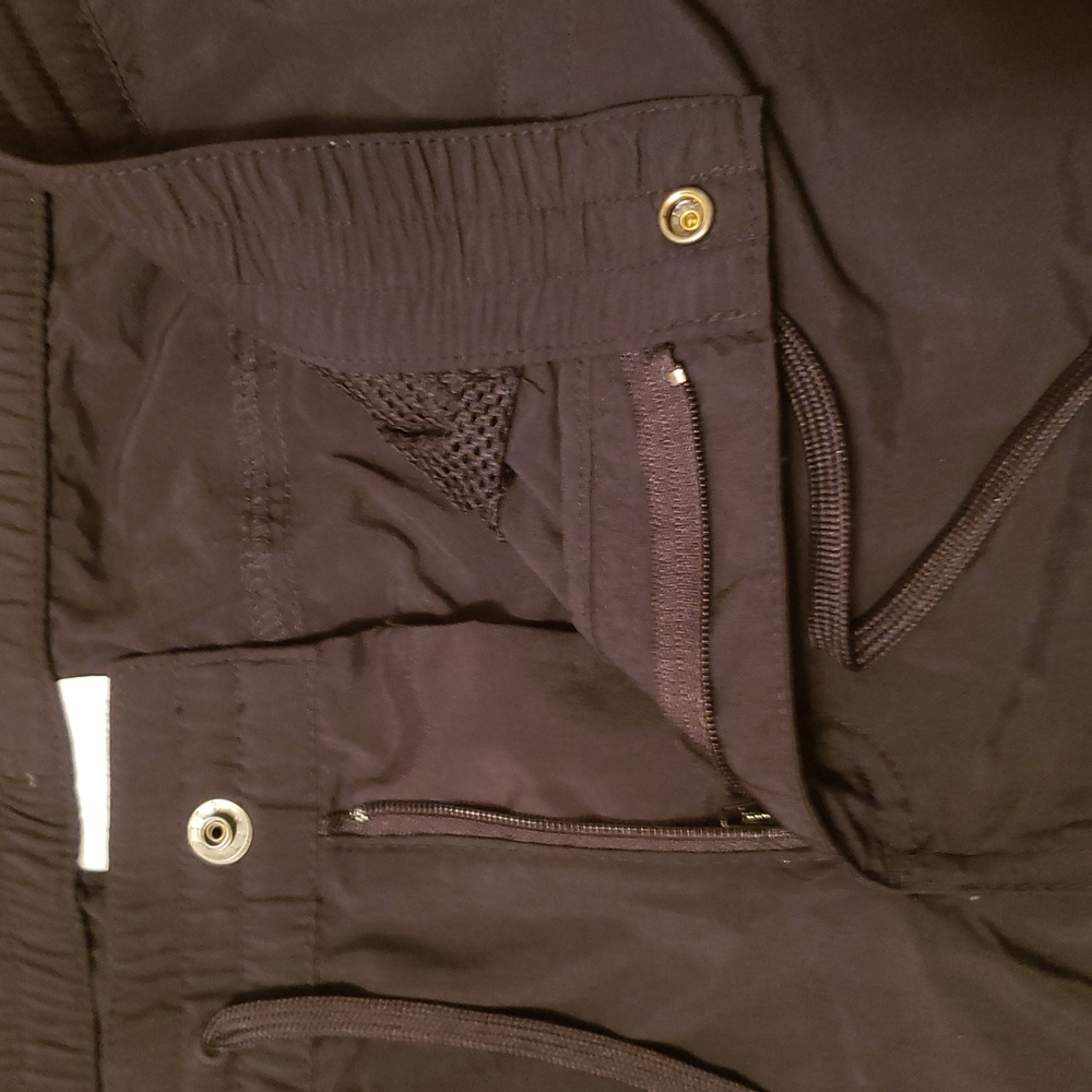 NWT Columbia Women's Black Straight Leg Regular Fit Roll-Up Pants - Picture 7 of 16